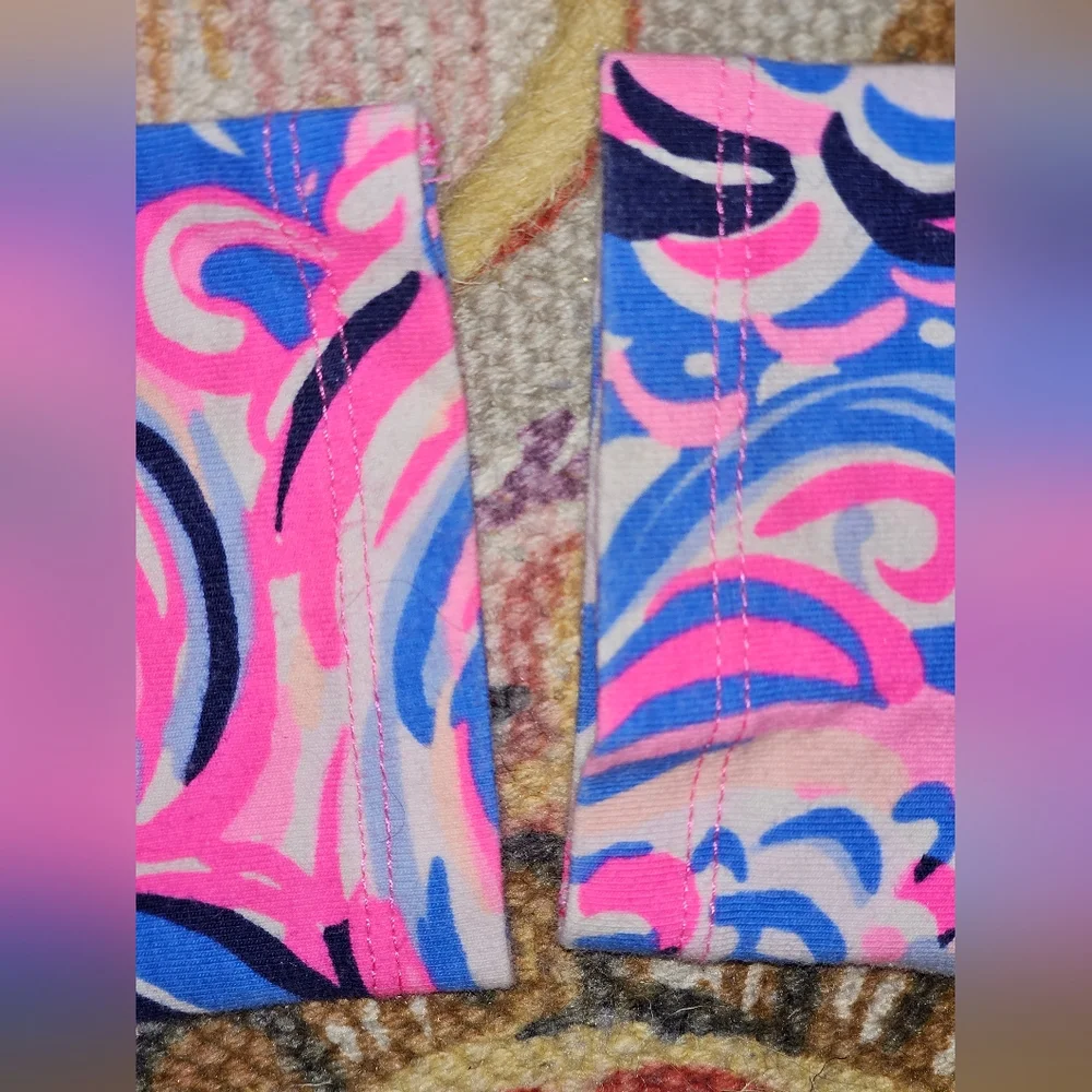 Like New Lilly Pulitzer Kid's Sz M Colorful Swirl Leggings